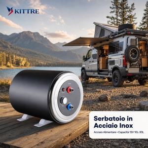 Tanque de Acero Inoxidable de 10L con Certificación CE, OEM, Listo para Envío, 12v, para Caravana/RV, Almacenamiento, Calentador de Agua Eléctrico para Caravana - Product Image 1