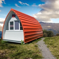 AH-FC5089 Chine Maison préfabriquée de luxe pour la cabine de maisons minuscules de station balnéaire