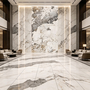 <span class=keywords><strong>Piastrelle</strong></span> in Porcellana Effetto Marmo di Lusso 600x1200mm, Antiscivolo e Impermeabili per Pavimenti e Pareti del <span class=keywords><strong>Bagno</strong></span> - Product Image 4