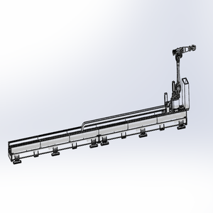 ציר 7 של רובוט מסילה, דיוק מיקום חוזר, מסילה לינארית, מסילה לינארית, מסילה כבדה, ציר תנועה של רובוט מסילה - Product Image 4