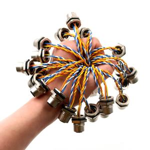 OEM定制GX12 GX16对接防水2-10针航空连接电缆线束 - Product Image 2