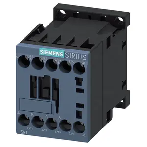 Bornes à vis 3 pôles de taille s1 1 contact NC 220V AC 50/60HZ AC3 3kW 400V contacteur Siemens SIRIUS 3RT6