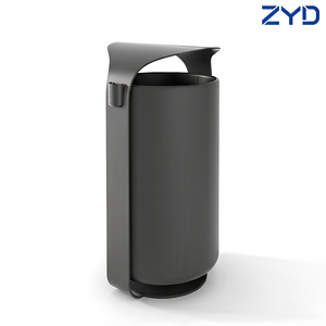 Outdoor Street/School/Office/Apartment Customizable Metal <strong>Trash</strong> <strong>Can</strong> Waste Bins <strong>Trash</strong> Bin <strong>Trash</strong> <strong>Cans</strong> Kitchen Accessories - Product Image 3