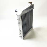 JOKA Nouveau Radiateur Classique en Aluminium à 2 Noyaux pour Austin Rover Mini 1959-1991, Refroidissement Universel, Montage Latéral C-ARA5000, Bouchon de 42 mm, 1 AN