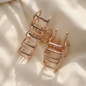 กิ๊บติดผมรูปแมวโลหะผีเสื้อสำหรับผู้หญิง,ที่หนีบผมแบบเฉพาะอุปกรณ์เสริมคุณภาพสูงแฟนซีดีไซน์สีทอง - Product Image 4