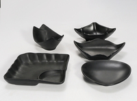 Assiettes en mélamine pour buffet, traiteur, hôtel, sauces, sushis, en-cas, finition mate, vente en gros, personnalisables