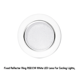 Anello Riflettente Fisso R50 E14 con Lente LED Bianca per Plafoniere - Product Image 2