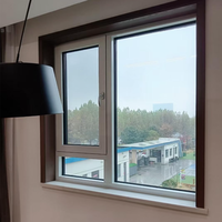Ventana de Aluminio con Rotura de Puente Térmico Personalizada para Balcón y Sala de Estar, Reducción de Ruido e Impermeable, Diseño Minimalista