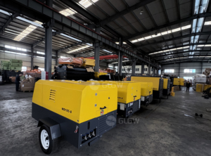 <span class=keywords><strong>Compresor</strong></span> de Aire de Tornillo Portátil Diésel GLGW de 185cfm, Fabricado en China, para <span class=keywords><strong>Martillo</strong></span> Neumático, Demolición y Excavación - Product Image 2