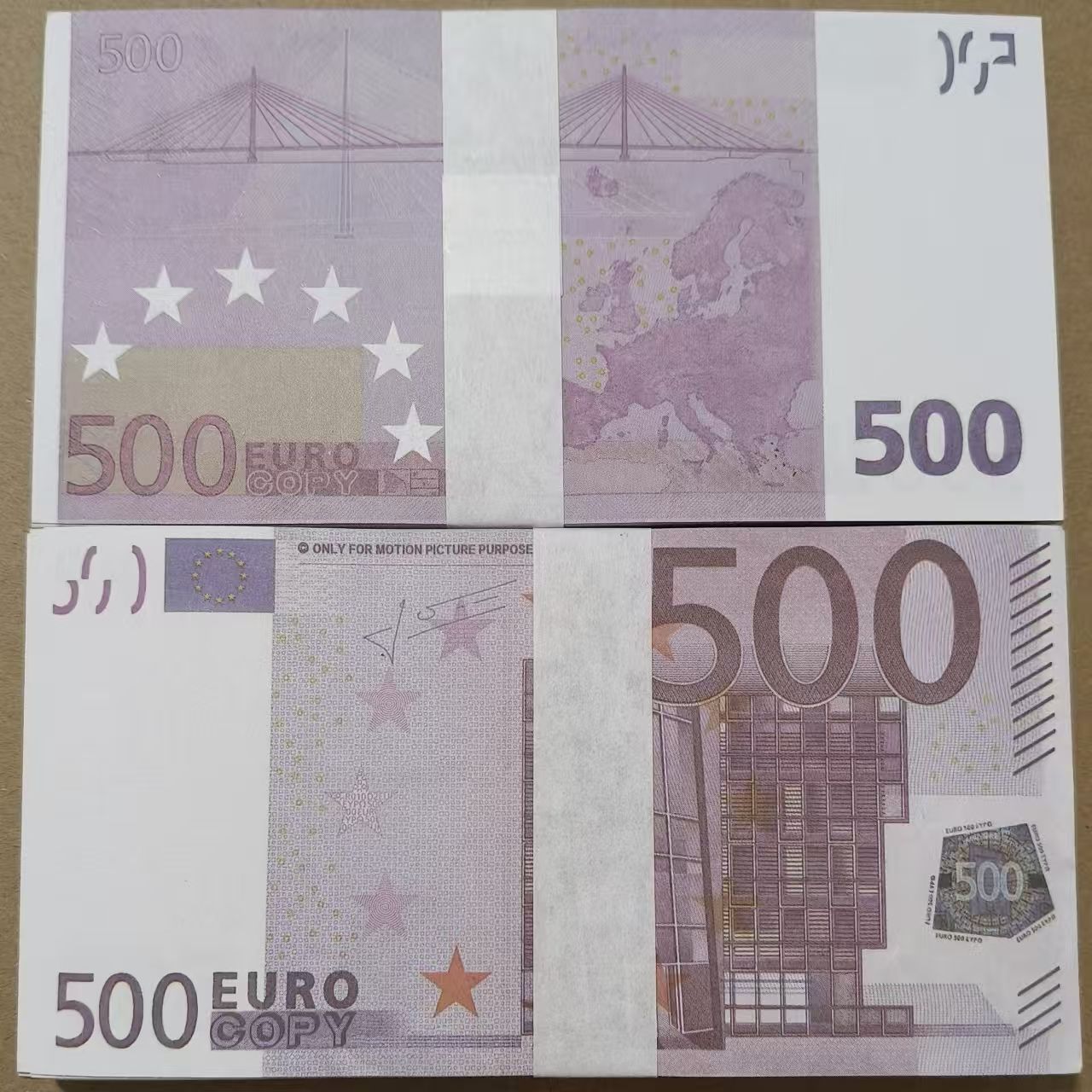 500 ยูโร สีม่วง 100 ชิ้น