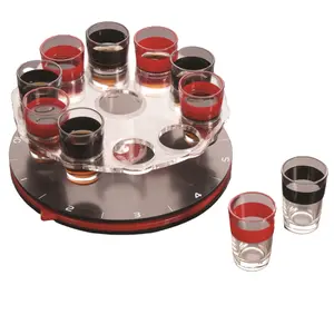 Mini Drinking Roulette Games Wheel Adult Drinking Games Shot Glass Roulette