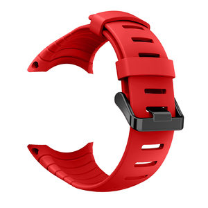Bracelet de remplacement de sport TPU Bracelet fermoir en métal noir pour bracelet de <span class=keywords><strong>montre</strong></span> en silicone souple <span class=keywords><strong>Suunto</strong></span> <span class=keywords><strong>Core</strong></span> - Product Image 4