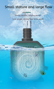 1500l/H Dompelpomp 23W Ultra Stille Aquariumpomp Met 1.8M Hoge Lift 3 Nozzles Voor <span class=keywords><strong>Aquarium</strong></span> <span class=keywords><strong>Aquarium</strong></span> Vistank Vijver Hydrocultuur