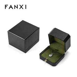 Caja de Joyería Premium FANXI con Logotipo Personalizado - Estuche de Almacenamiento para Collar, Anillo, Pendientes, Empaque de Lujo - Product Image 2