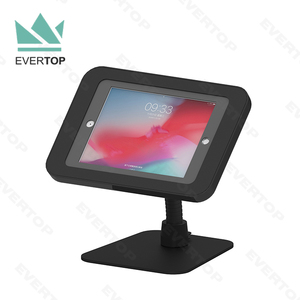 LST04B-P 10 "Deluxe cho IPad chống trộm đứng linh hoạt <span class=keywords><strong>Tablet</strong></span> kiosk cho iPad Máy tính bảng hiển thị đứng bàn hàng đầu cho iPad POS đứng - Product Image 4