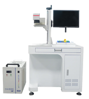 Machine de gravure laser CO2 RF 60W haute précision avec tête de balayage Galvo pour gravure sur papier, boîtes cadeaux et caoutchouc (non-métaux)