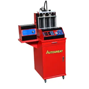4 Cylinder Car Engine Fuel Injector Cleaning Analyzer Machine Ultrasonic Fuel Injector Cleaning Equipment