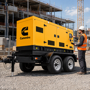 Groupe électrogène diesel silencieux Cummins 30/50/100/150/200 kW avec ATS et télécommande pour usine, mine, école et hôpital - Product Image 2