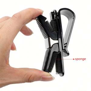 Clip para Gafas de Sol para Auto, Venta al Por Mayor, Clip para Tarjetas y Boletos, Negro, ABS, Estuche para Gafas - Product Image 3
