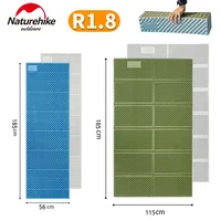 Tapis de couchage de camping ultra-léger et épaissi en mousse fermée, avec film aluminium, anti-humidité et isolant thermique, sans gonflage, idéal