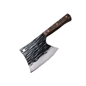 Forged, thickened, heavy-duty manganese steel axe, cleaver, outdoor multi-purpose wood-chopping <b>knife</b>, butchering cattle and - Product Image 5
