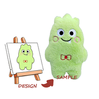 Porte-clés en peluche super doux personnalisé avec doublure en coton PP, fonction réconfortante