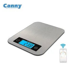 Canny Amazon vendita calda 10kg capacità elettronica 5KG 1g divisione dente Blu cibo pesatura bilancia da cucina