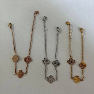 Pulseras de Joyería de Moda de Acero Inoxidable con Diseño de Ayatul Kursi, Clover Sabr Shukr Tawakkul Paciencia Gratitud Confianza, para Hombres y Mujeres, Venta al por Mayor - Product Image 1