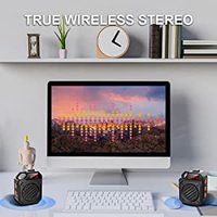 Speaker bluetooth LOGO OEM F025, pengeras suara nirkabel radio fm dengan modul led digital jam alarm