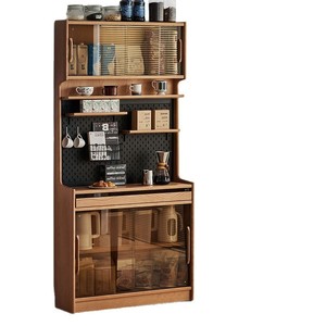 Solid Wood <b>Sideboard</b> Cherry Wood <b>Storage</b> Cabinet For Dining Room Versatile Use - Product Image 5