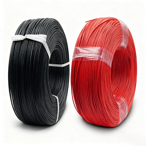 4AWG 6AWG 8AWG Örgülü Ultra Esnek Kauçuk Silikon Kablo 600V 200°C Isıya Dayanıklı Elektrik Telleri Havai Hattlar - Product Image 6