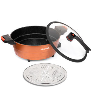 Электрический горячий горшок AKANE Olla Caliente Eléctrica 650 Вт, мощное антипригарное покрытие большой емкости, даже Легкая очистка при нагревании - Product Image 3
