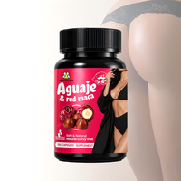 Capsules de racine de maca rouge naturelle de qualité supérieure OEM avec formule à base de plantes naturelles pour l'équilibre hormonal et le soutien au bien-être des femmes adultes