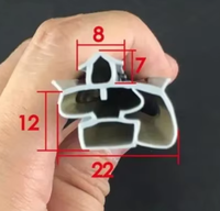Bande d'étanchéité magnétique universelle pour porte de réfrigérateur, service personnalisé pour vitrine, profil de remplacement de joint de réfrigérateur, fourniture