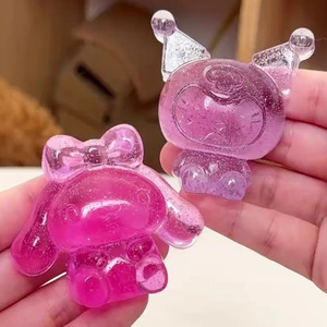 Girl DIY Material Kit with <b>Jelly</b> Wax Squeeze Fun Cat Paw Beads Silicone Stress Relief Toy Targeted Audience Girls - Product Image 1