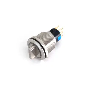 high voltage ON-OFF 2 position selector cam Rotary Push Button Switch Waterproof&Rainproof stainless steel metal switch