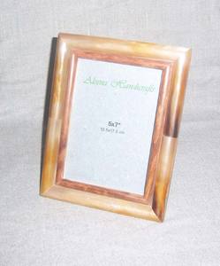 Marco de Fotos Metálico Premium Hecho a Mano con Incrustaciones de Ágata y Hueso, Artesanía en Resina, Opción de Logotipo Personalizado para una Gran Variedad de Artesanías - Product Image 3