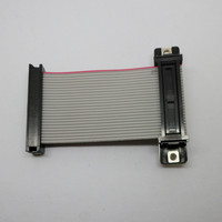 Conector hembra DB25 personalizado, conector IDC de 5cm, 26 Pines, cable plano de cinta para ordenador