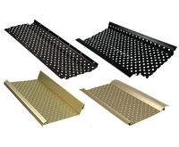Protections de gouttière de 5 pouces contre les feuilles, best-seller aux États-Unis, couvre-gouttières en aluminium, protections de gouttière en aluminium