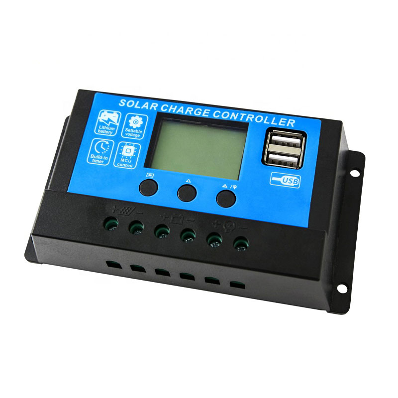 Контроллер заряда батареи HOLSTEN BOSSEN 12 В 24 в 30 А PWM, двойной USB