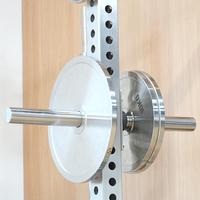Support de rangement mobile en acier inoxydable pour plaques de barre de musculation, support de barre de musculation pour salle de sport à domicile, organisateur d'équipement de fitness