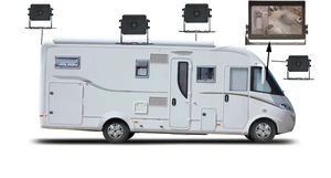 Sistema de Cámara de 360 Grados para Camiones, Vista de Pájaro, Seguridad para Autobuses, Cámara Panorámica, Cámara de Reversa para Autobús, Camión, <span class=keywords><strong>Caravana</strong></span>, RV - Product Image 6