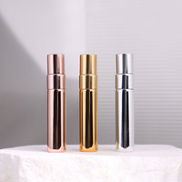Flacons en verre cosmétiques UV dorés, argentés, noirs de 5 ml et 10 ml, tubes, diffuseurs de parfum, flacons pulvérisateurs, pompe pulvérisatrice, impression sérigraphique