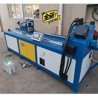 Machine automatique de découpe d'angle en acier inoxydable 45, de poinçonnage d'arc de tube carré et de découpe d'alliage, machine automatique de chanfreinage de tuyaux en PVC