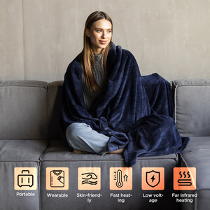 Manta Ultrasónica de Poliéster para Dormitorio, con Doble Control de Calefacción, para Hogar y Hoteles, de Franela, con Características Terapéuticas - Product Image 2