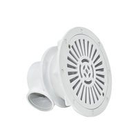 Accessoires de piscine ABS+UV : Bouchon de vidange principal, skimmer, buse d'aspiration et raccord de retour pour système de nettoyage de piscine en vinyle