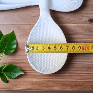Cuillère à riz verticale, cuillère à riz hygiénique antiadhésive en plastique pour la cuisine domestique, vente en gros directe du fabricant. - Product Image 4