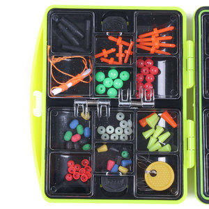 Kit <span class=keywords><strong>de</strong></span> pêche en gros : 24 accessoires <span class=keywords><strong>de</strong></span> pêche variés (hameçons, émerillons, stoppeurs <span class=keywords><strong>de</strong></span> coulée), boîte à outils et équipement - Product Image 4