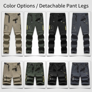 <span class=keywords><strong>Pantaloni</strong></span> Estivi Unisex ad Asciugatura Rapida, Leggeri, Convertibili con Zip, Traspiranti, per Escursionismo e Alpinismo, in Poliestere - Product Image 2