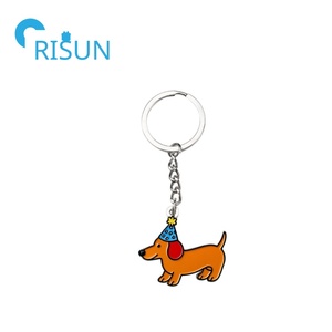 Porte-clés créatif et mignon pour animaux de compagnie, en métal, personnalisé, en forme de <span class=keywords><strong>chien</strong></span> <span class=keywords><strong>saucisse</strong></span>, de chiot, de dachshund, porte-clés en émail, dessin animé, hot-dog, animal - Product Image 6